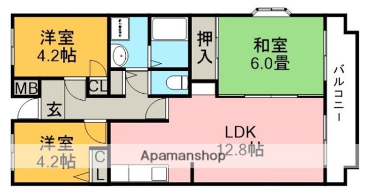 スペシア旭丘の間取り