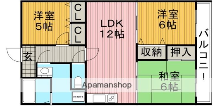 メゾン楓の間取り