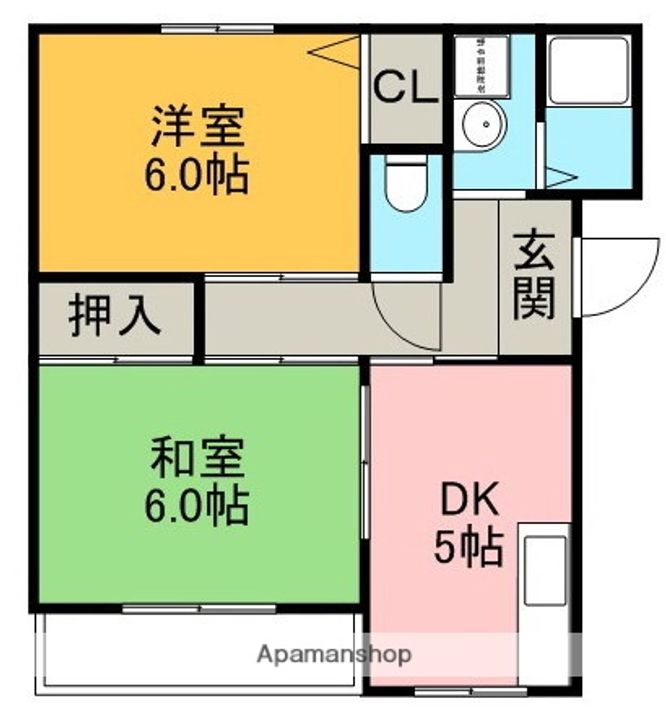 リバーサイド秋桜の間取り