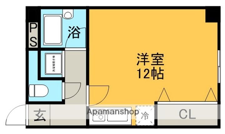 大阪府池田市室町の賃貸マンションの間取り