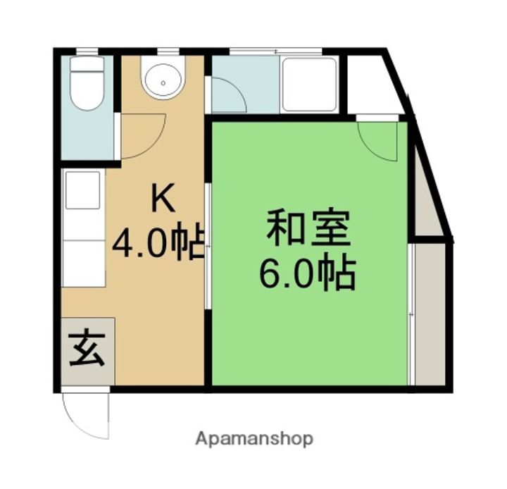 マンション大住の間取り