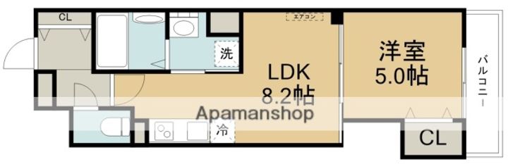 クリエオーレ豊島南の間取り