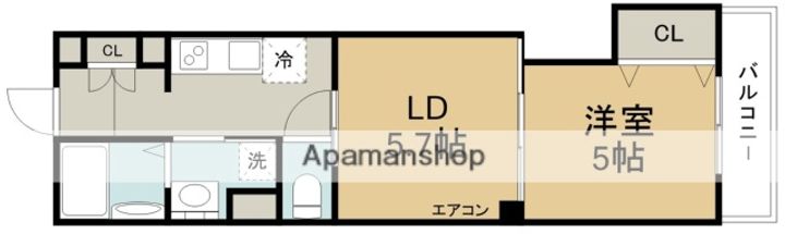 クリエオーレ豊島南の間取り