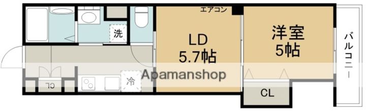 クリエオーレ豊島南の間取り