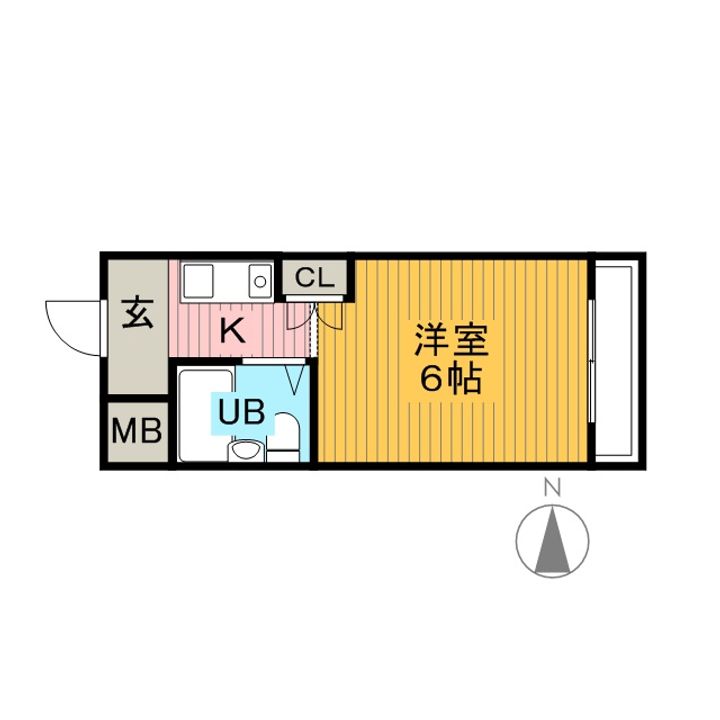 メゾン北楠の間取り