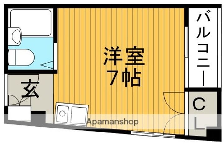 シャンブル石橋の間取り