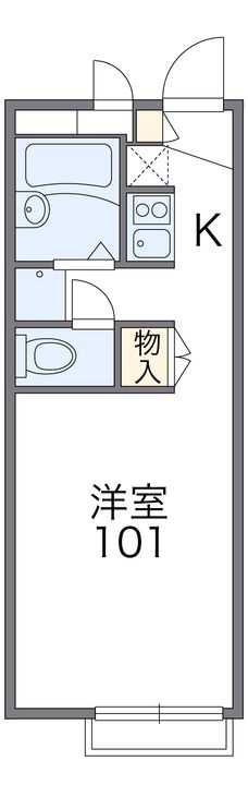 レオパレスコスモスの間取り