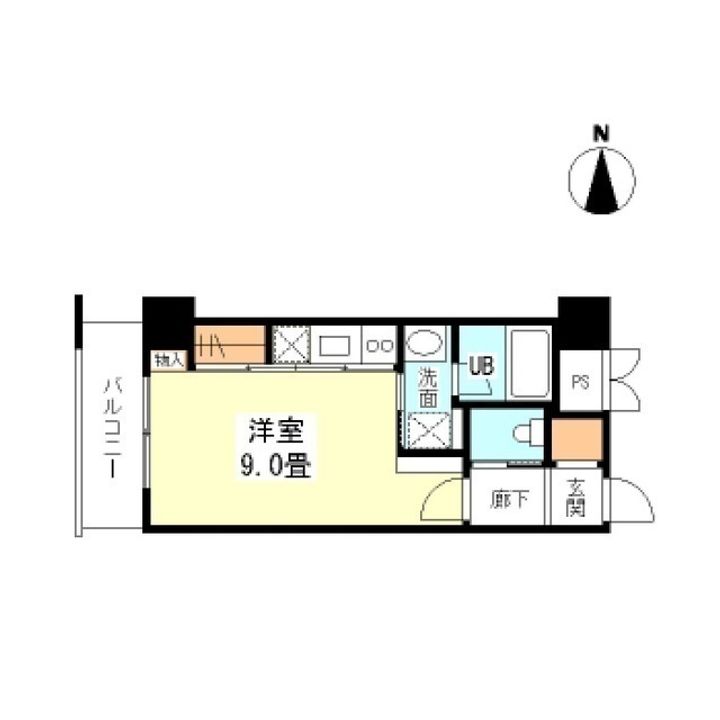 コプリー キタハナダ0308の間取り