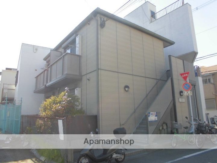 大阪府大阪市住吉区遠里小野3丁目の賃貸アパートの外観