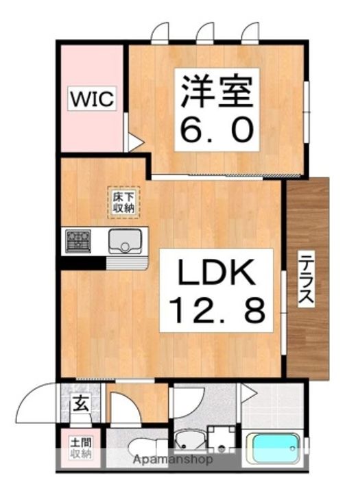 シャーメゾンパープルコートの間取り