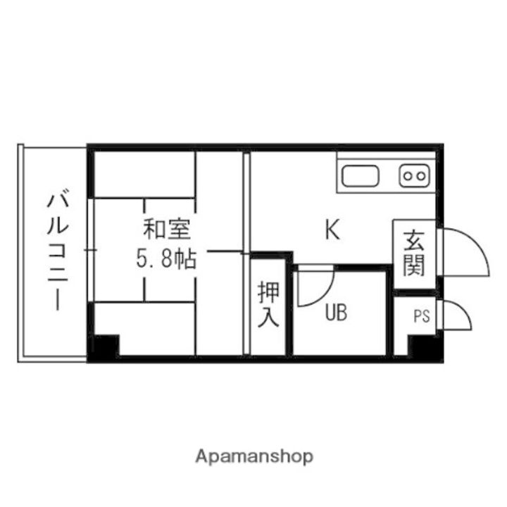 コーポあびこの間取り