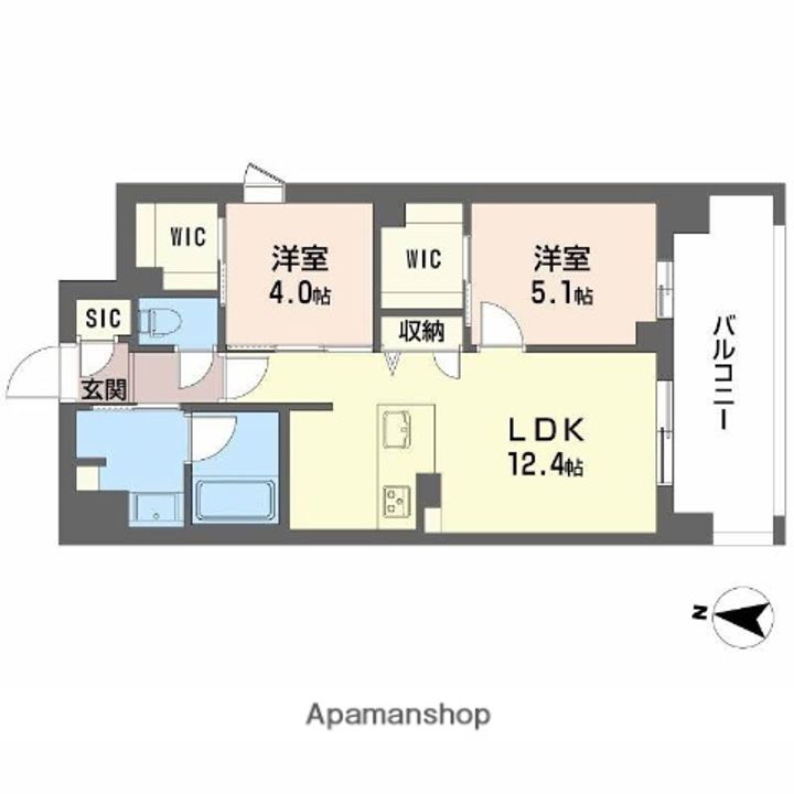 セントリヴィエ大阪梅田の間取り