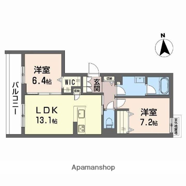 ラ イーストの間取り
