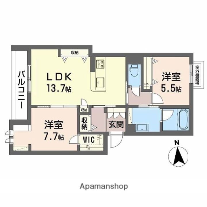ラ イーストの間取り