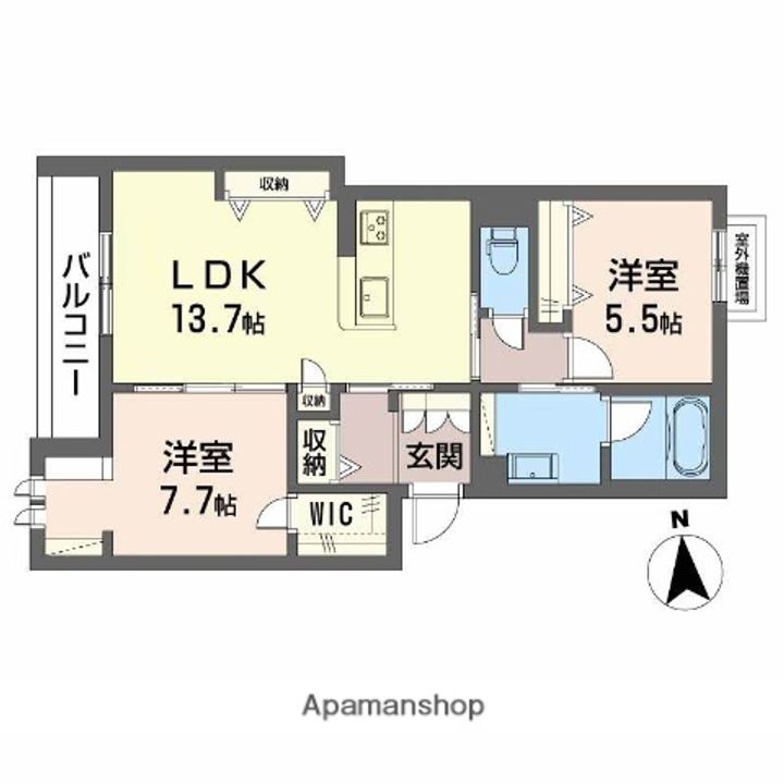 ラ イーストの間取り