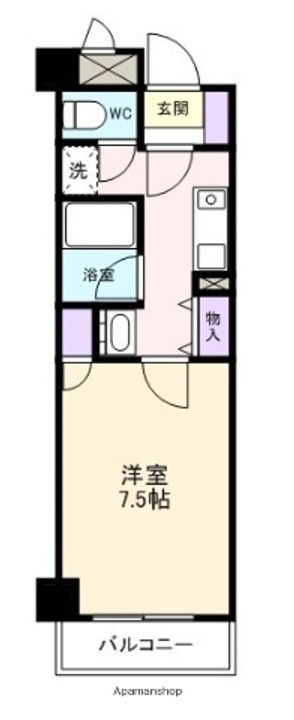 シャルム阪上202の間取り