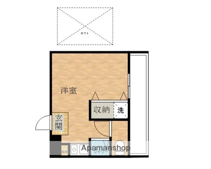 サンマンション加守306の間取り