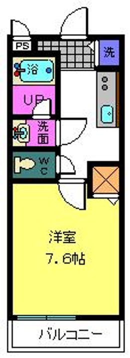 レボントゥリ はせでⅡ番館0202の間取り