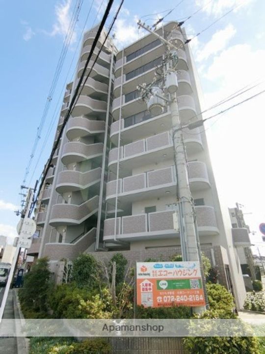 大阪府堺市北区中百舌鳥町5丁の賃貸マンションの外観