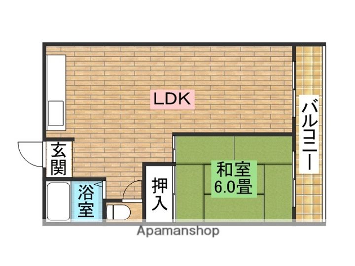 辻ハイツ201の間取り