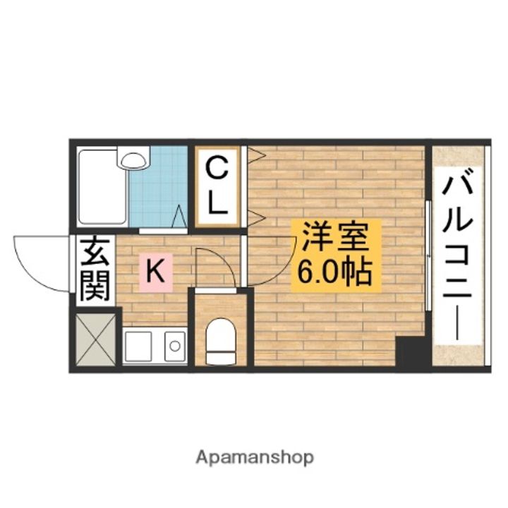 赤畑ハイツ101の間取り
