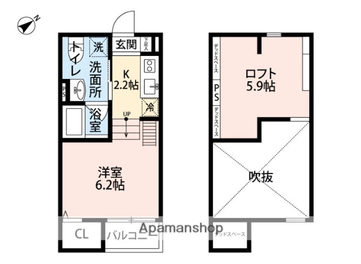 サクシード東湊町202の間取り