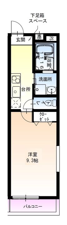 フジパレス湊駅北サウス301の間取り