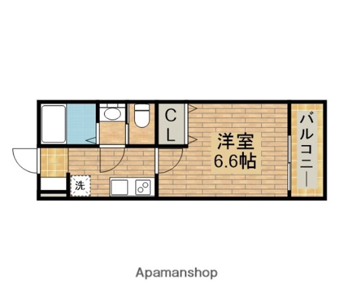CASA七道202の間取り