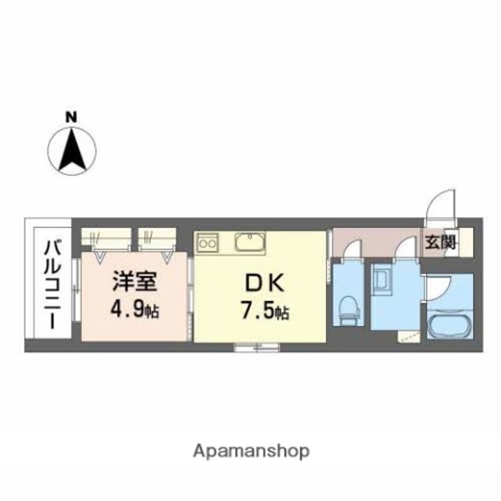 GRANDCHARIOT 新金岡201の間取り