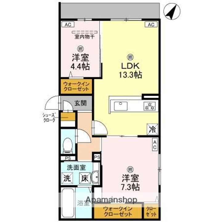 パサログランデ百舌鳥本町3丁の間取り