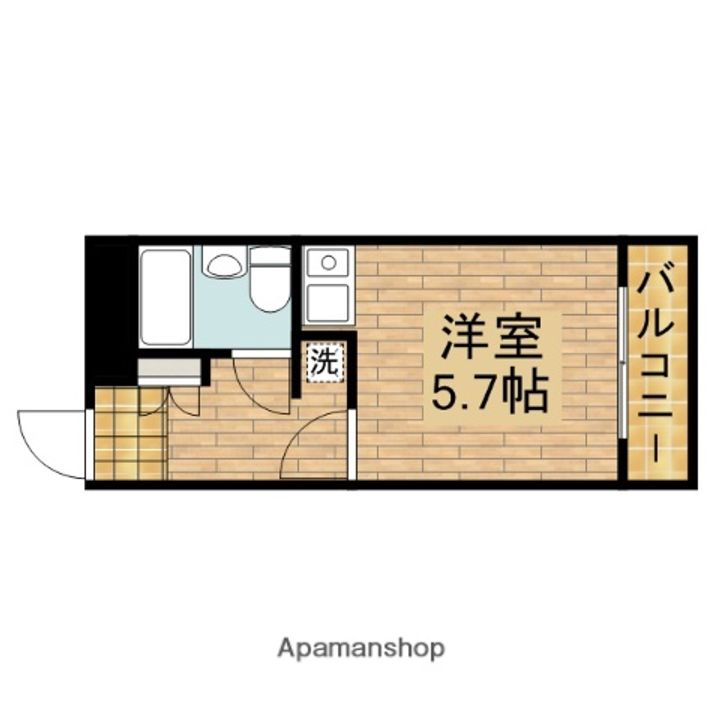 シャルマンフジ津久野弐番館の間取り