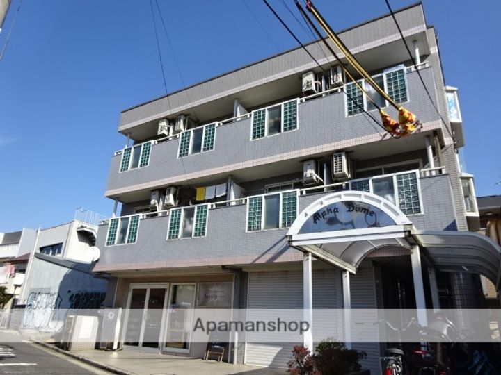 アルファードームの外観