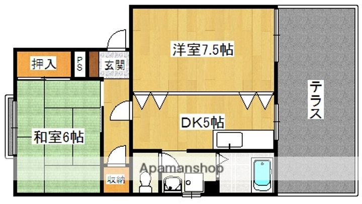 山本ハイツの間取り