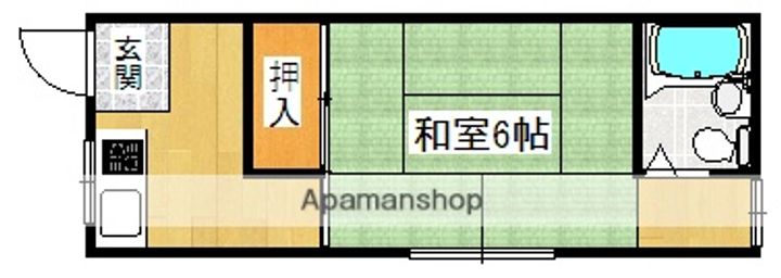 荒木ハイツの間取り