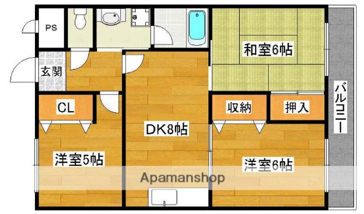 フォンテーヌ和泉の間取り