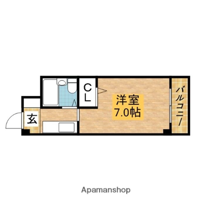 大阪府堺市中区堀上町の賃貸マンションの間取り