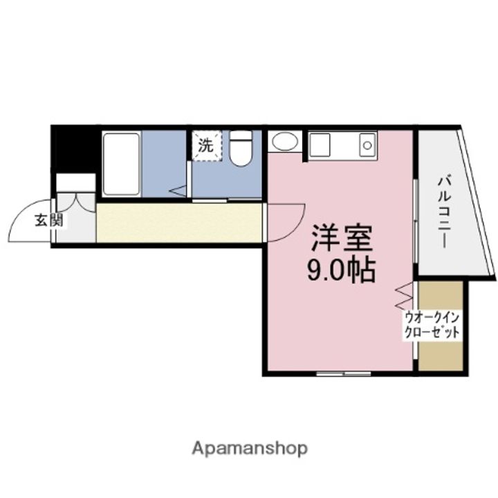 ブルービー玉造の間取り