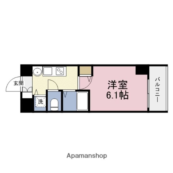 プレサンス大阪城公園パークプレイスの間取り