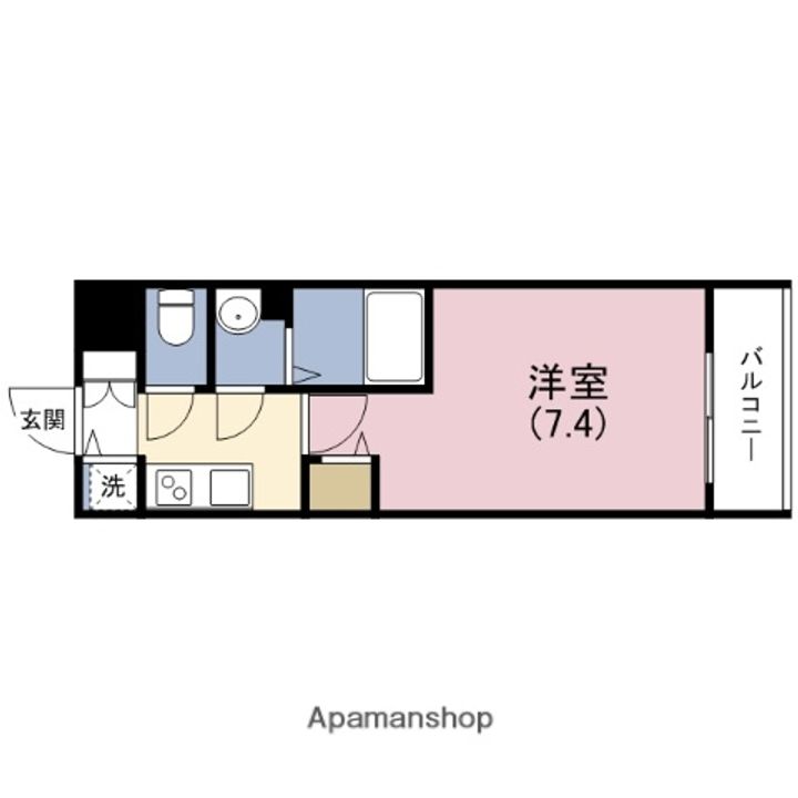 セオリー大阪城サウスゲートの間取り