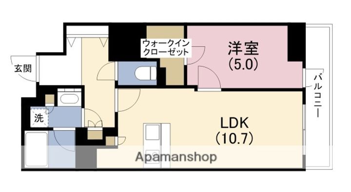 ローレルタワー御堂筋本町の間取り