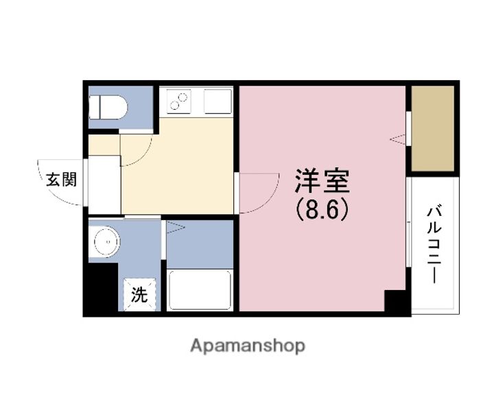 ソリティア桃谷の間取り
