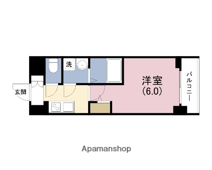 エスリードザ・カレント大阪の間取り