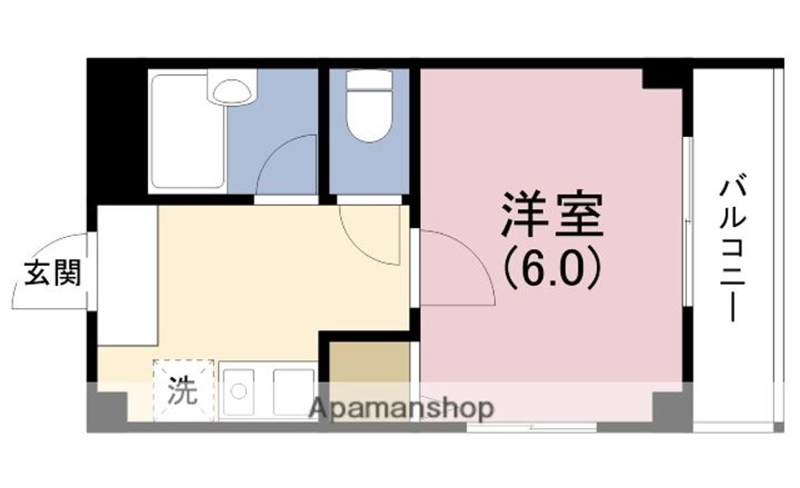 大阪府大阪市此花区春日出中1丁目の賃貸マンションの間取り