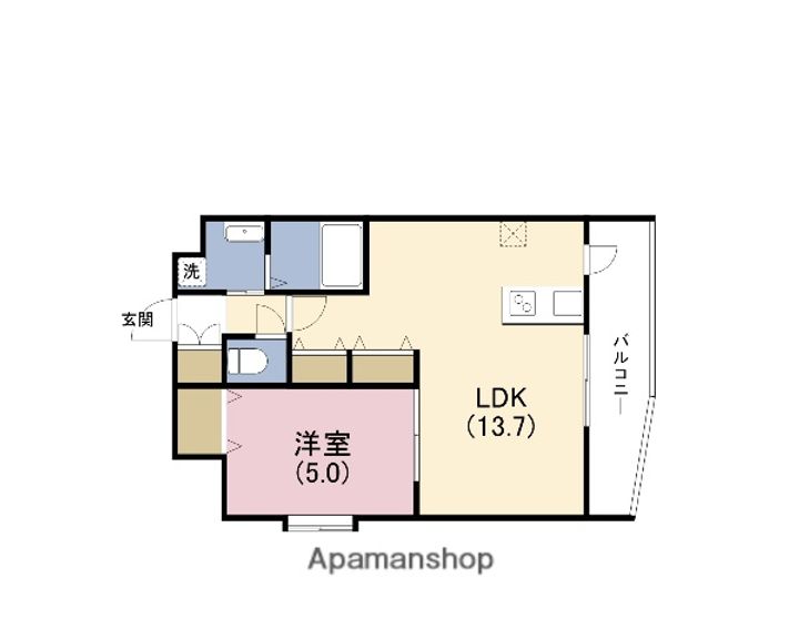 スプランディッド中之島WESTの間取り