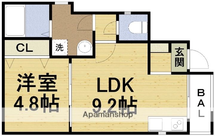 ジェイグラン高見の間取り