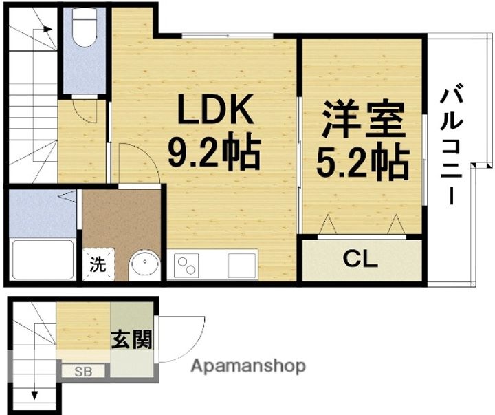 ジェイグラン高見の間取り