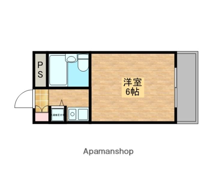 ライラックヴィラ大今里208の間取り