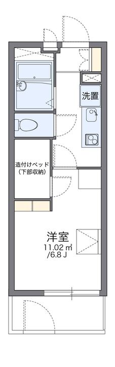 レオパレスすばるの間取り