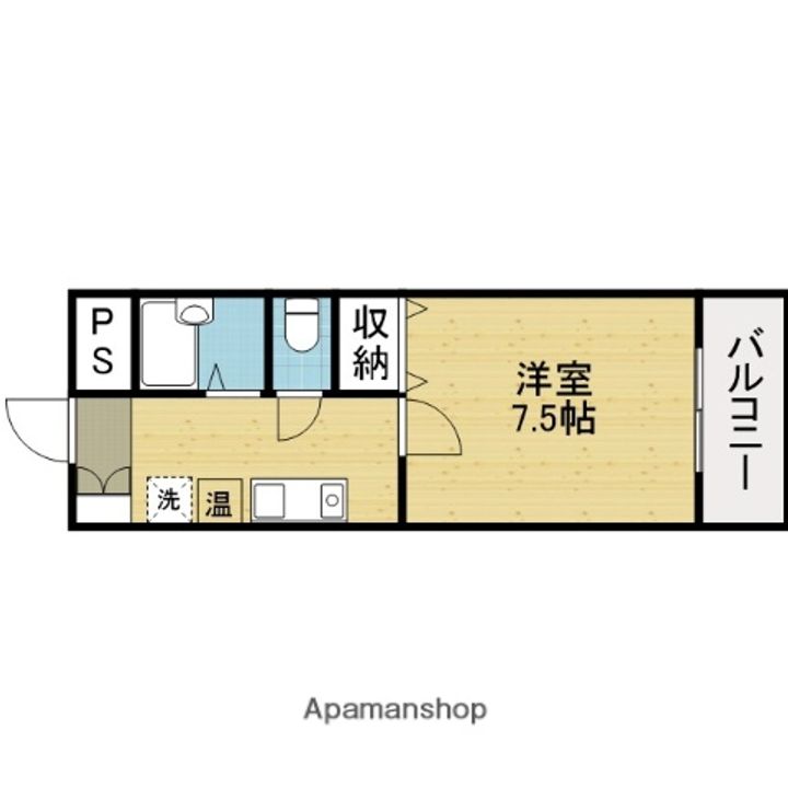 プリヴェ1号館402の間取り