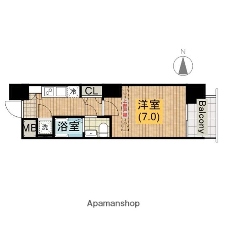 アドバンス上町台ラシュレの間取り